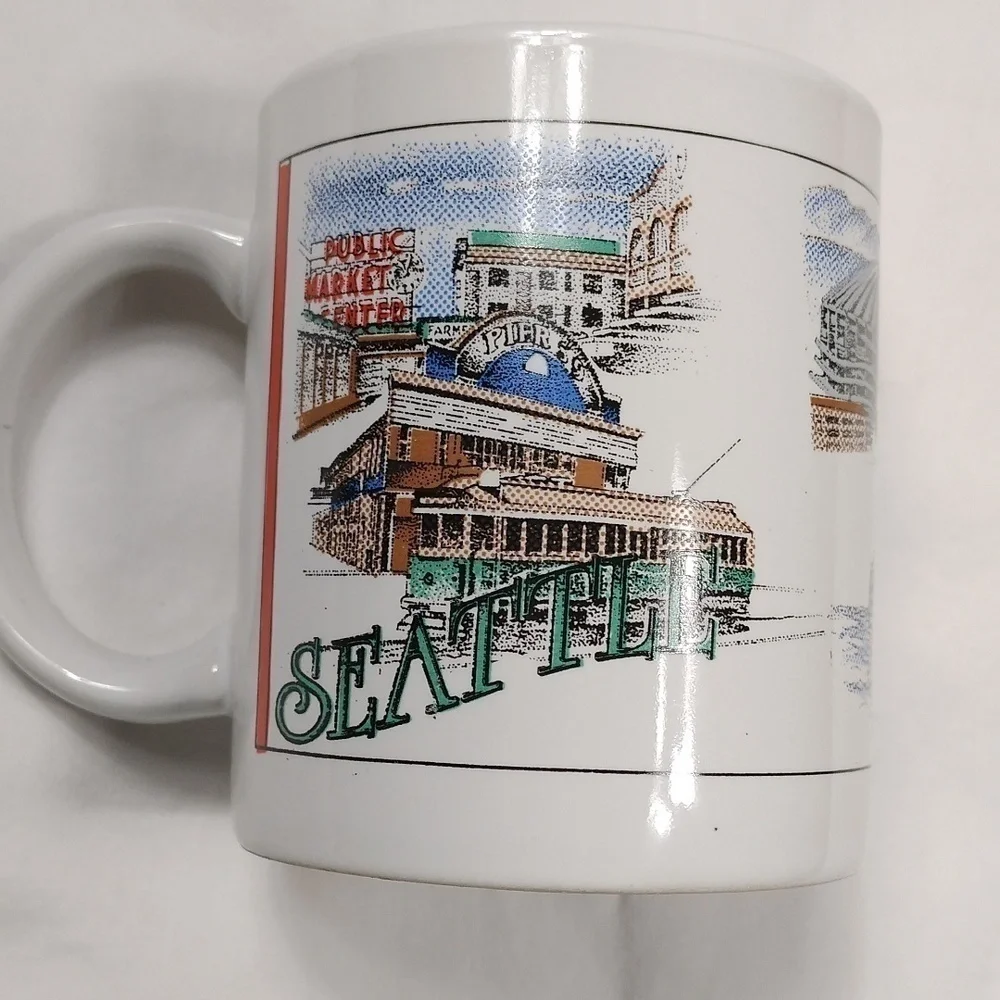 Vintage Seattle coffee mug